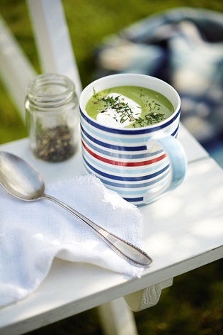 Chilled Pea Soup
