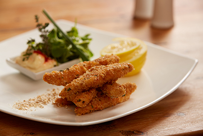 Paprika and Mustard Chicken Goujons